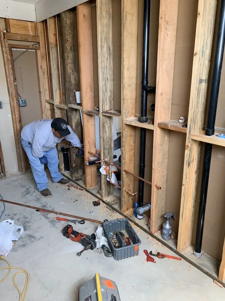 Commercial rough-in plumbing for Gas Line Repair in Osage
